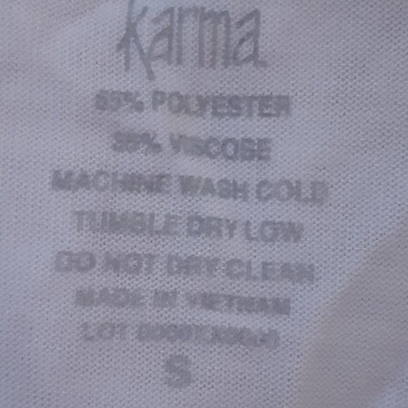 Karma Rule the World Pink racerback Tank Top - Picture 8 of 8